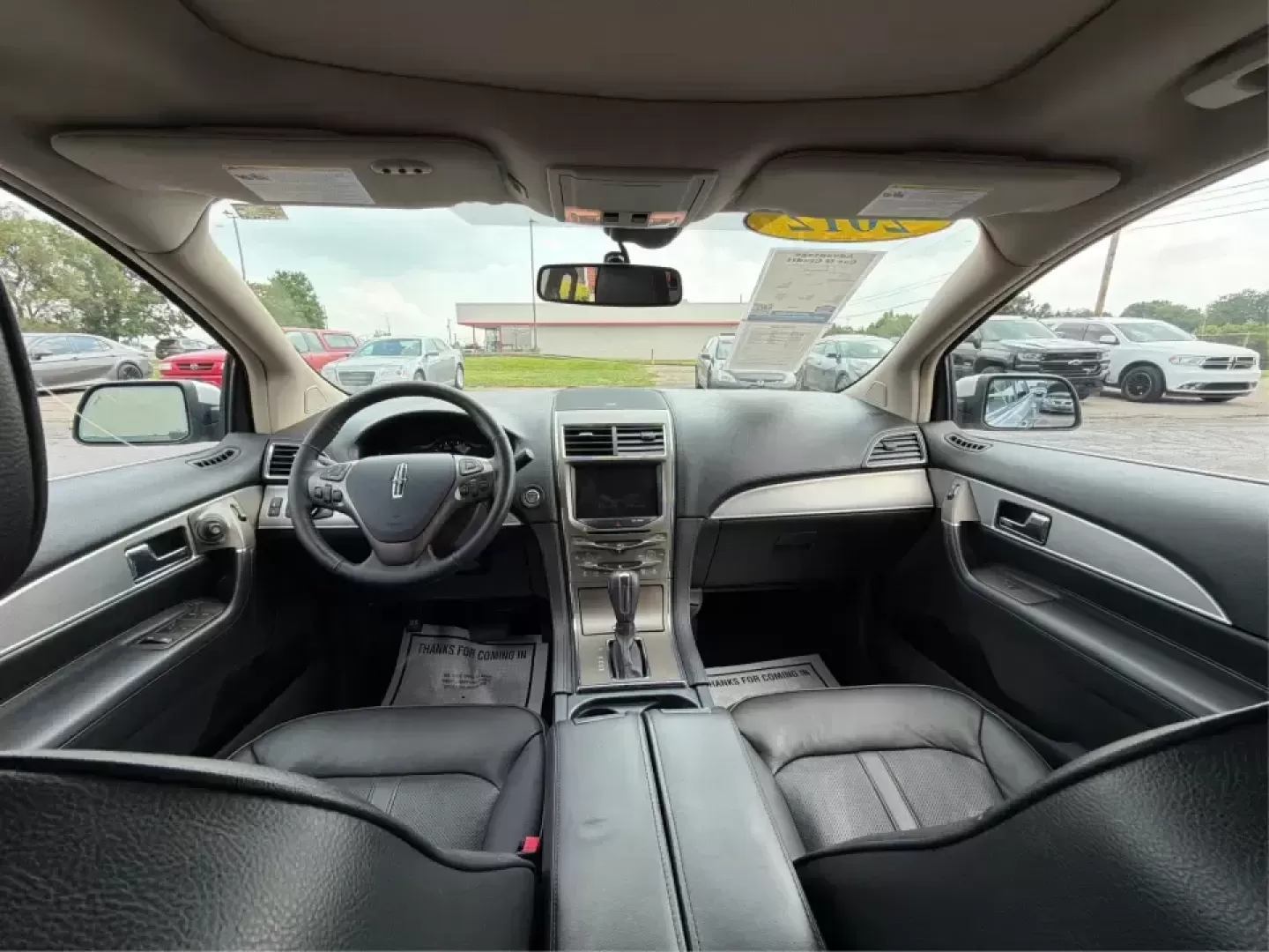 2012 Lincoln MKX Base (2LMDJ8JK1CB) with an 3.7L V6 DOHC 24V engine, 6-Speed Automatic transmission, located at 401 Woodman Dr, Riverside, OH, 45431, (937) 908-9800, 39.760899, -84.123421 - Need a comfortable, confident SUV for daily commuting to Wright-Patterson AFB, school drop-offs in Beavercreek, and weekend runs to The Greene or Carillon Historical Park? This 2012 Lincoln MKX Base in classic Silver delivers the kind of quiet ride, upscale comfort, and V6 power that makes errands f - Photo#21