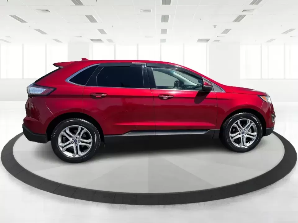 2016 Ford Edge Titanium (2FMPK3K93GB) with an 2.0L L4 DOHC 16V engine, 6A transmission, located at 880 E. National Road, Vandalia, OH, 45377, (937) 908-9800, 39.891918, -84.183594 - Picture your next road trip weekend: a comfortable SUV that can handle the daily school run, the long commute up I75, and a quick escape to the National Museum of the U.S. Air Force-without feeling like you're roughing it. This 2016 Ford Edge Titanium is built for real life in Vandalia, OH: roomy, c - Photo#1