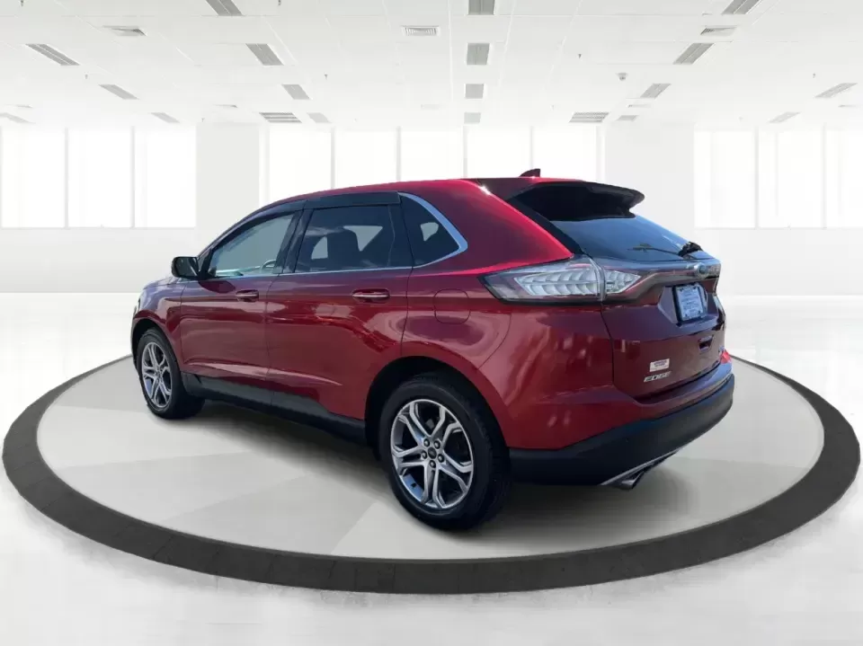 2016 Ford Edge Titanium (2FMPK3K93GB) with an 2.0L L4 DOHC 16V engine, 6A transmission, located at 880 E. National Road, Vandalia, OH, 45377, (937) 908-9800, 39.891918, -84.183594 - Picture your next road trip weekend: a comfortable SUV that can handle the daily school run, the long commute up I75, and a quick escape to the National Museum of the U.S. Air Force-without feeling like you're roughing it. This 2016 Ford Edge Titanium is built for real life in Vandalia, OH: roomy, c - Photo#4
