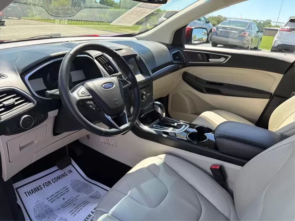 2016 Ford Edge Titanium (2FMPK3K93GB) with an 2.0L L4 DOHC 16V engine, 6A transmission, located at 880 E. National Road, Vandalia, OH, 45377, (937) 908-9800, 39.891918, -84.183594 - Picture your next road trip weekend: a comfortable SUV that can handle the daily school run, the long commute up I75, and a quick escape to the National Museum of the U.S. Air Force-without feeling like you're roughing it. This 2016 Ford Edge Titanium is built for real life in Vandalia, OH: roomy, c - Photo#9