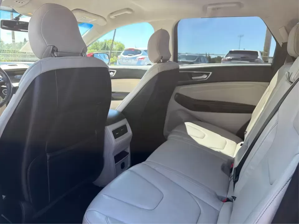 2016 Ford Edge Titanium (2FMPK3K93GB) with an 2.0L L4 DOHC 16V engine, 6A transmission, located at 880 E. National Road, Vandalia, OH, 45377, (937) 908-9800, 39.891918, -84.183594 - Picture your next road trip weekend: a comfortable SUV that can handle the daily school run, the long commute up I75, and a quick escape to the National Museum of the U.S. Air Force-without feeling like you're roughing it. This 2016 Ford Edge Titanium is built for real life in Vandalia, OH: roomy, c - Photo#10