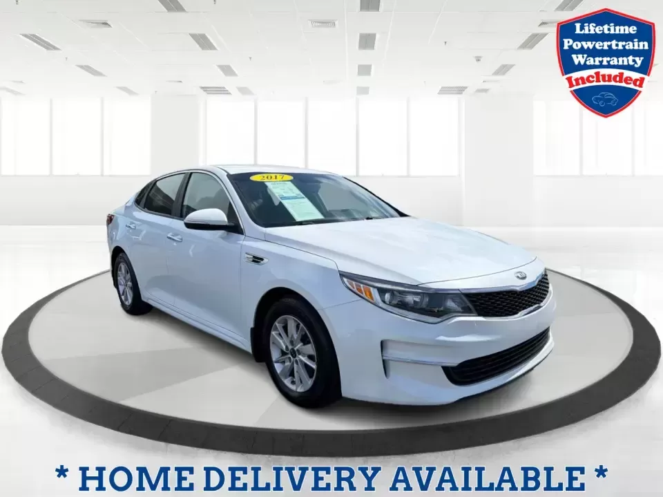 2017 Kia Optima LX (5XXGT4L35HG) with an 2.4L L4 DOHC 16V engine, 6A transmission, located at 8750 N County Rd 25A, Piqua, OH, 45356, (937) 908-9800, 40.164391, -84.232513 - Set up for real life in West Central Ohio-whether you're commuting daily on I-75, running kids to activities around Piqua and Troy, or planning a comfortable weekend drive to the Miami County Fairgrounds-this 2017 Kia Optima LX is the kind of sedan that makes everyday miles feel easier and more enjo - Photo#0