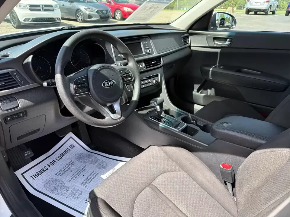 2017 Kia Optima LX (5XXGT4L35HG) with an 2.4L L4 DOHC 16V engine, 6A transmission, located at 8750 N County Rd 25A, Piqua, OH, 45356, (937) 908-9800, 40.164391, -84.232513 - Set up for real life in West Central Ohio-whether you're commuting daily on I-75, running kids to activities around Piqua and Troy, or planning a comfortable weekend drive to the Miami County Fairgrounds-this 2017 Kia Optima LX is the kind of sedan that makes everyday miles feel easier and more enjo - Photo#9