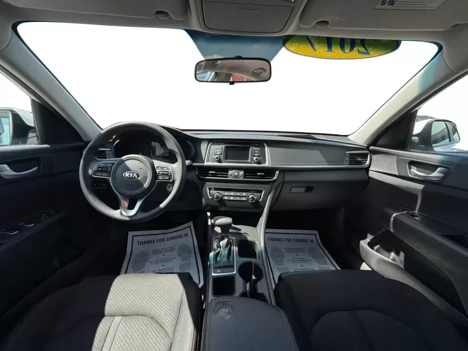 2017 Kia Optima LX (5XXGT4L35HG) with an 2.4L L4 DOHC 16V engine, 6A transmission, located at 8750 N County Rd 25A, Piqua, OH, 45356, (937) 908-9800, 40.164391, -84.232513 - Set up for real life in West Central Ohio-whether you're commuting daily on I-75, running kids to activities around Piqua and Troy, or planning a comfortable weekend drive to the Miami County Fairgrounds-this 2017 Kia Optima LX is the kind of sedan that makes everyday miles feel easier and more enjo - Photo#19