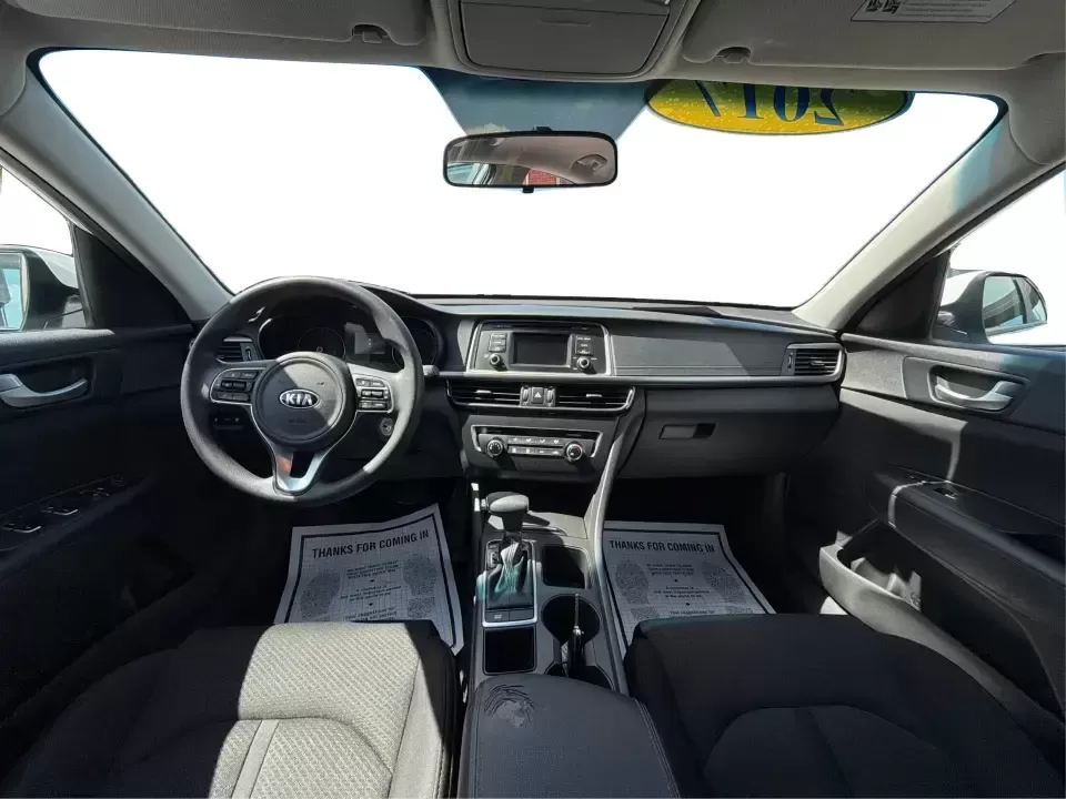2017 Kia Optima LX (5XXGT4L35HG) with an 2.4L L4 DOHC 16V engine, 6A transmission, located at 8750 N County Rd 25A, Piqua, OH, 45356, (937) 908-9800, 40.164391, -84.232513 - Set up for real life in West Central Ohio-whether you're commuting daily on I-75, running kids to activities around Piqua and Troy, or planning a comfortable weekend drive to the Miami County Fairgrounds-this 2017 Kia Optima LX is the kind of sedan that makes everyday miles feel easier and more enjo - Photo#20