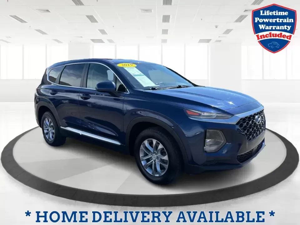2019 Hyundai Santa Fe SE 2.4 AWD (5NMS2CAD6KH) with an 2.4L L4 DOHC 16V engine, 8A transmission, located at 1951 S Dayton Lakeview Rd., New Carlisle, OH, 45344, (937) 908-9800, 39.890999, -84.050255 - Pack up the kids, load the cooler, and point the GPS toward a weekend at George Rogers Clark Park or a quick getaway to Buck Creek State Park-this 2019 Hyundai Santa Fe SE is the kind of SUV that fits real life in New Carlisle. Whether you're juggling school drop-offs, commuting down I70 toward Dayt - Photo#0