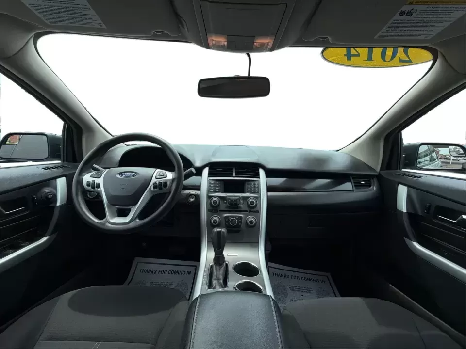 2014 Ford Edge SE FWD (2FMDK3GC0EB) with an 3.5L V6 DOHC 24V engine, 6-Speed Automatic transmission, located at 880 E. National Road, Vandalia, OH, 45377, (937) 908-9800, 39.891918, -84.183594 - Need an SUV that fits real life in the Miami Valley-school drop-offs, a steady commute, and weekend errands-without feeling bulky or hard to park? This 2014 Ford Edge SE FWD is a smart, comfortable choice for everyday drivers who want roomy seating for five, useful tech, and confident road manners f - Photo#21