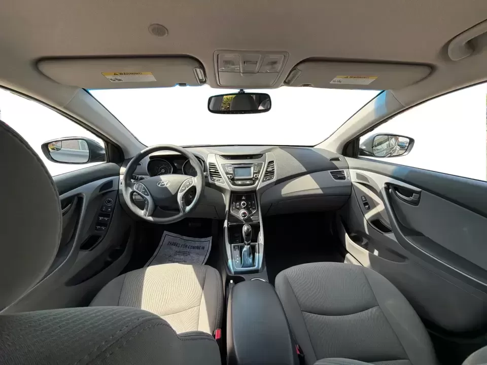 2016 Hyundai Elantra Limited (5NPDH4AE8GH) with an 1.8L L4 DOHC 16V engine, 6-Speed Automatic transmission, located at 4508 South Dixie Dr, Moraine, OH, 45439, (937) 908-9800, 39.689976, -84.218452 - Picture an easy weekday routine: a comfortable, fuel-sipping sedan for the commute down South Dixie Drive, quick school drop-offs, and a smooth Friday escape to Carillon Historical Park or a Dayton Dragons game. This **2016 Hyundai Elantra Limited** in **Phantom Black** is the kind of practical, pol - Photo#21