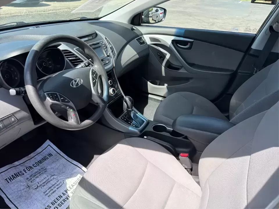 2016 Hyundai Elantra Limited (5NPDH4AE8GH) with an 1.8L L4 DOHC 16V engine, 6-Speed Automatic transmission, located at 1230 East Main St, Xenia, OH, 45385, (937) 908-9800, 39.688026, -83.910172 - Need a dependable commuter that still feels upscale for date night in downtown Xenia, quick school drop-offs, and weekend runs to Caesar Creek? This 2016 Hyundai Elantra Limited in Phantom Black is a smart, budget-friendly sedan built for daily life in Greene County-easy to park, comfortable for fiv - Photo#9