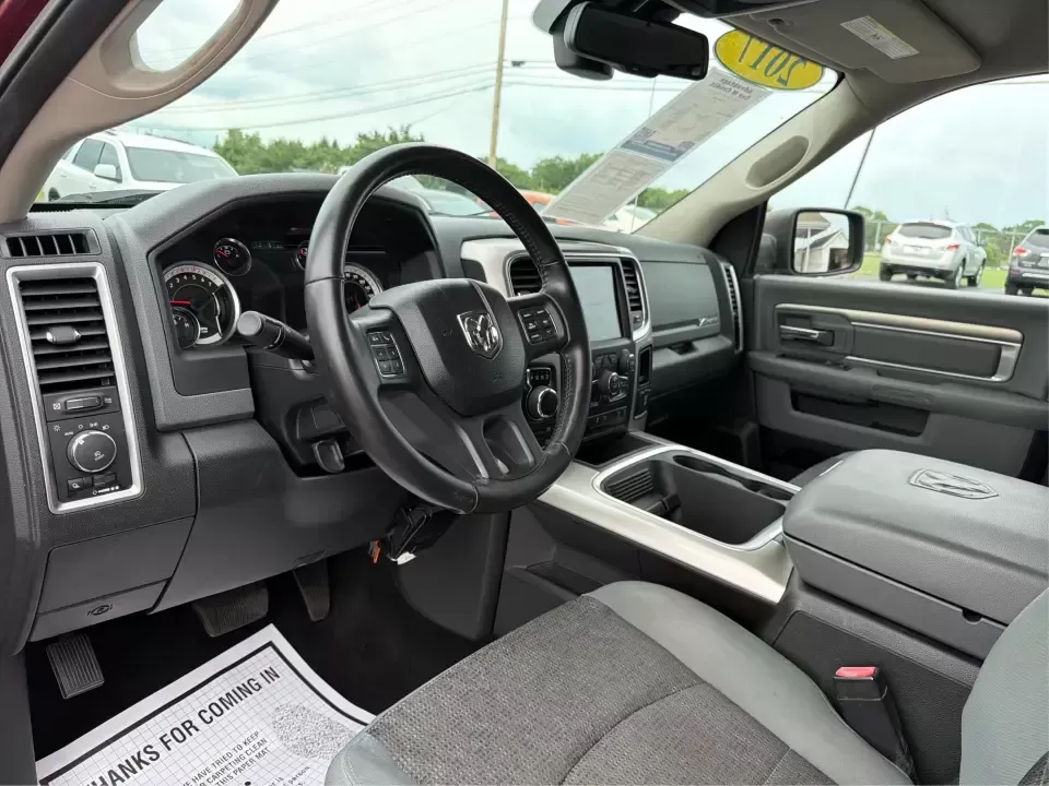 2017 Ram 1500 SLT Crew Cab LWB 4WD (1C6RR7TT6HS) with an 5.7L V8 OHV 16V engine, 8A transmission, located at 8750 N County Rd 25A, Piqua, OH, 45356, (937) 908-9800, 40.164391, -84.232513 - Weekday workhorse, weekend adventure rig, and road-trip-ready family hauler all in one-this **2017 Ram 1500 SLT Crew Cab LWB 4WD** is built for life in West Central Ohio. Whether you're commuting from Piqua to Troy, hauling gear out toward Indian Lake, or towing a trailer for a Saturday project, thi - Photo#9