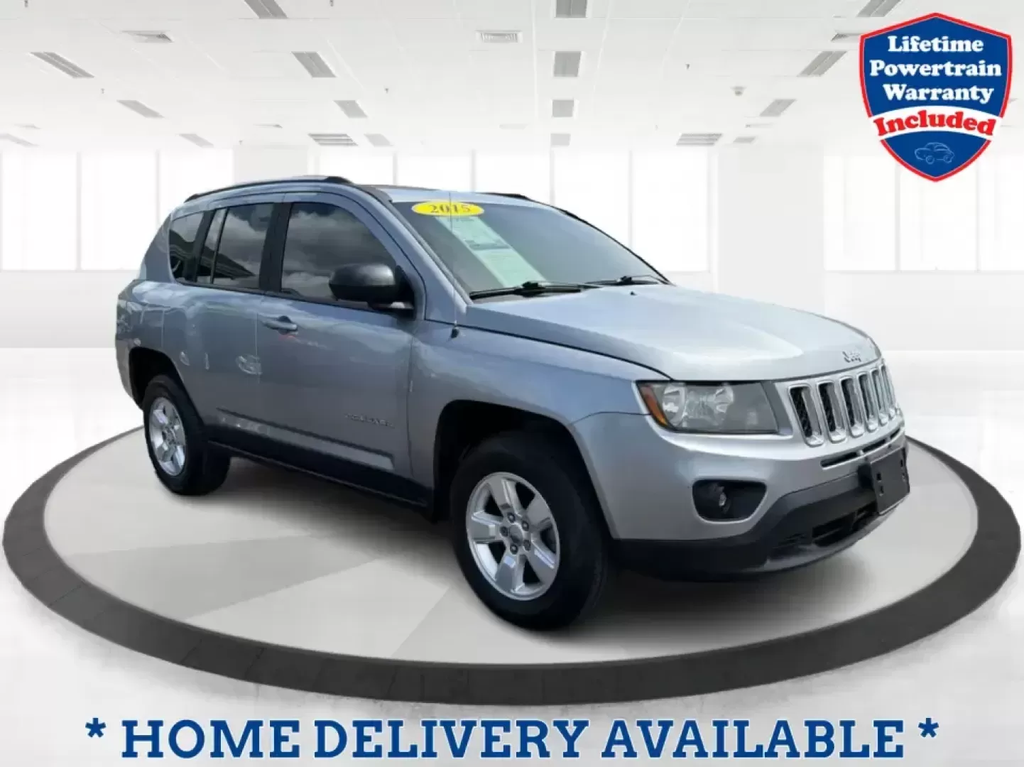 2015 Jeep Compass Sport FWD (1C4NJCBA6FD) with an 2.0L L4 DOHC 16V engine, located at 1951 S Dayton Lakeview Rd., New Carlisle, OH, 45344, (937) 908-9800, 39.890999, -84.050255 - Whether your week looks like a daily commute down I70, school drop-offs around Clark County, or a quick weekend escape to Buck Creek State Park, this **2015 Jeep Compass Sport FWD** is the kind of compact SUV that fits real life. With seating for **five**, easy-to-park sizing, and the versatile carg- Photo#0