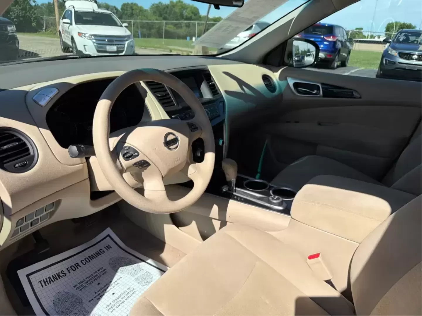 2014 Nissan Pathfinder S 4WD (5N1AR2MM0EC) with an 3.5L V6 DOHC 24V engine, Continuously Variable Transmission transmission, located at 880 E. National Road, Vandalia, OH, 45377, (937) 908-9800, 39.891918, -84.183594 - Ready for family carpools, long commutes up I-75, and weekend getaways to Taylorsville MetroPark, this 2014 Nissan Pathfinder S 4WD is the kind of 3-row SUV that fits real life in Vandalia, OH. With seating for up to 7 passengers, confident four-wheel drive, and everyday comfort features, it's a sma- Photo#9