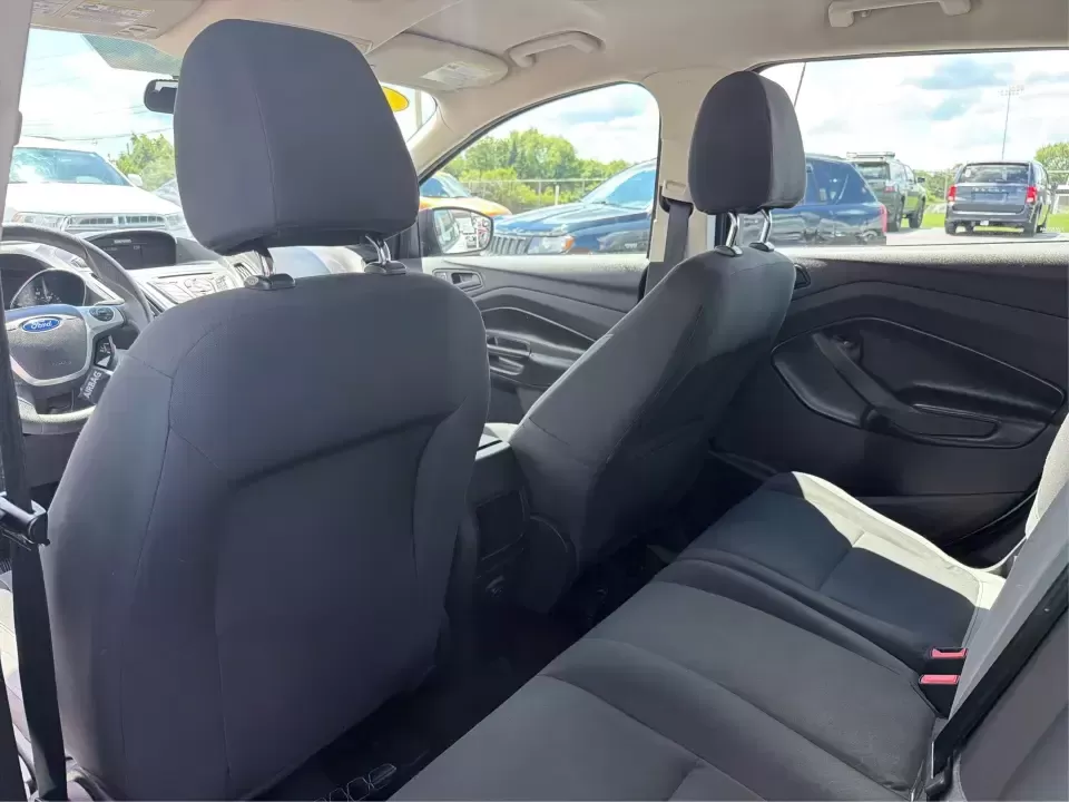 2014 Ford Escape S FWD (1FMCU0F75EU) with an 2.5L L4 DOHC 16V engine, 6-Speed Automatic transmission, located at 1184 Kauffman Ave, Fairborn, OH, 45324, (937) 908-9800, 39.807072, -84.030914 - Need a practical SUV that fits real life in the Miami Valley-school drop-offs, Wright-Patterson AFB commutes, grocery runs, and weekend getaways to John Bryan State Park? This 2014 Ford Escape S FWD in Oxford White is a smart, budget-friendly choice with the versatility to handle busy schedules and- Photo#10