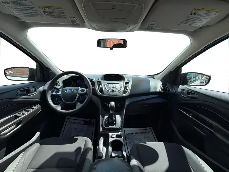 2014 Ford Escape S FWD (1FMCU0F75EU) with an 2.5L L4 DOHC 16V engine, 6-Speed Automatic transmission, located at 1184 Kauffman Ave, Fairborn, OH, 45324, (937) 908-9800, 39.807072, -84.030914 - Need a practical SUV that fits real life in the Miami Valley-school drop-offs, Wright-Patterson AFB commutes, grocery runs, and weekend getaways to John Bryan State Park? This 2014 Ford Escape S FWD in Oxford White is a smart, budget-friendly choice with the versatility to handle busy schedules and- Photo#20