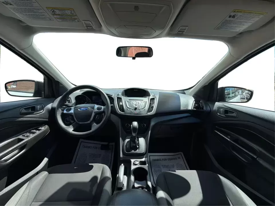 2014 Ford Escape S FWD (1FMCU0F75EU) with an 2.5L L4 DOHC 16V engine, 6-Speed Automatic transmission, located at 1184 Kauffman Ave, Fairborn, OH, 45324, (937) 908-9800, 39.807072, -84.030914 - Need a practical SUV that fits real life in the Miami Valley-school drop-offs, Wright-Patterson AFB commutes, grocery runs, and weekend getaways to John Bryan State Park? This 2014 Ford Escape S FWD in Oxford White is a smart, budget-friendly choice with the versatility to handle busy schedules and- Photo#21