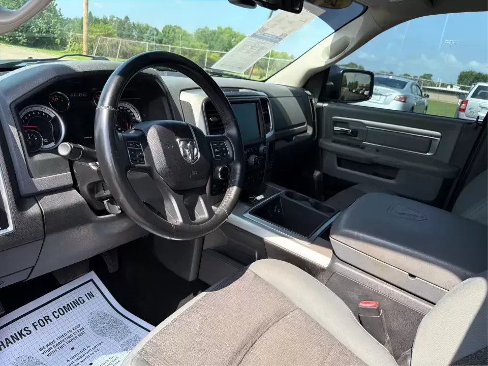 2014 Ram 1500 SLT Crew Cab SWB 4WD (1C6RR7LT3ES) with an 5.7L V8 OHV 16V engine, 6-Speed Automatic transmission, located at 1184 Kauffman Ave, Fairborn, OH, 45324, (937) 908-9800, 39.807072, -84.030914 - Whether you're hauling a camper to Caesars Creek, towing a trailer for weekend projects, or commuting from Fairborn to Wright-Patterson AFB with room for the whole crew, this truck is built for real-life Ohio driving. The 2014 Ram 1500 SLT Crew Cab SWB 4WD blends V8 power, confident four-wheel-drive- Photo#9