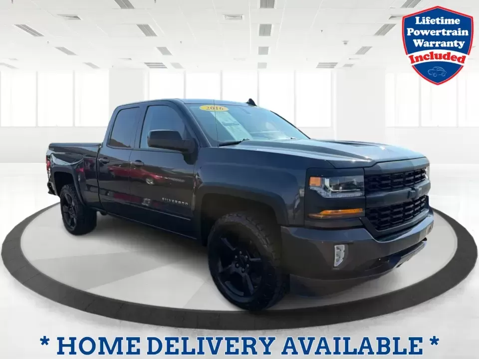 2016 Chevrolet Silverado LT (1GCVKREC1GZ) with an EcoTec3 4.3L V-6 gasoline direct injection engine, located at 8750 N County Rd 25A, Piqua, OH, 45356, (937) 908-9800, 40.164391, -84.232513 - Whether you're hauling weekend project supplies, towing the boat to Indian Lake, or commuting down I-75 with confidence in every season, this **2016 Chevrolet Silverado LT 4WD** is the kind of truck that fits real life in West Central Ohio. Finished in **Black** with a practical pickup bed setup, it- Photo#0