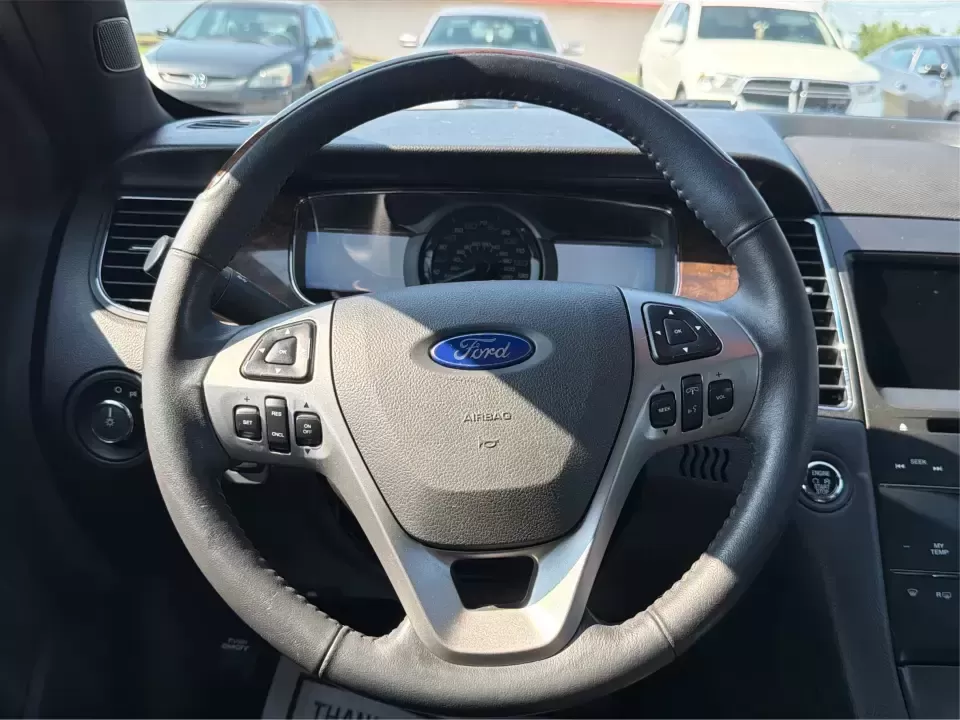 2015 Ford Taurus Limited (1FAHP2F89FG) with an EcoBoost 2L I-4 gasoline direct injection engine, located at 880 E. National Road, Vandalia, OH, 45377, (937) 908-9800, 39.891918, -84.183594 - Need a comfortable, feature-packed sedan for the daily commute up I75, quick school drop-offs, or a relaxed weekend drive to the National Museum of the U.S. Air Force? This 2015 Ford Taurus Limited in Ingot Silver Metallic delivers a big-car ride with upscale amenities and confident power-an ideal f- Photo#15