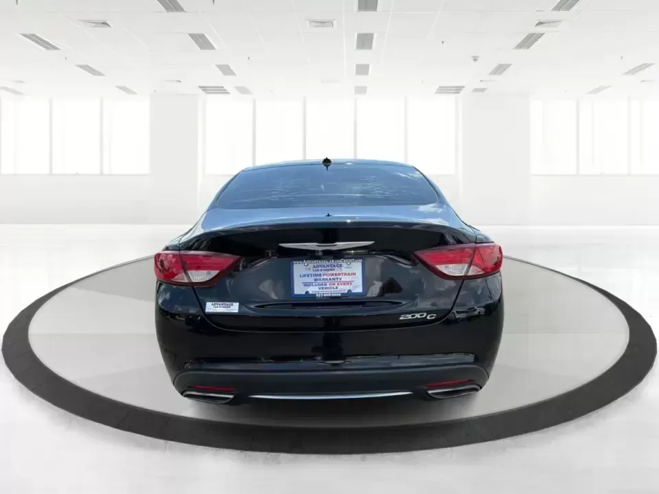 2015 Chrysler 200 200C (1C3CCCCGXFN) with an Other engine, located at 1230 East Main St, Xenia, OH, 45385, (937) 908-9800, 39.688026, -83.910172 - Slip into a comfortable, upscale sedan that fits real life in Xenia-school drop-offs, the daily commute down US-35, and weekend errands between Downtown Xenia and the Greene Towne Center. This 2015 Chrysler 200C in Black Clearcoat blends a refined cabin with practical four-door versatility, making i- Photo#3