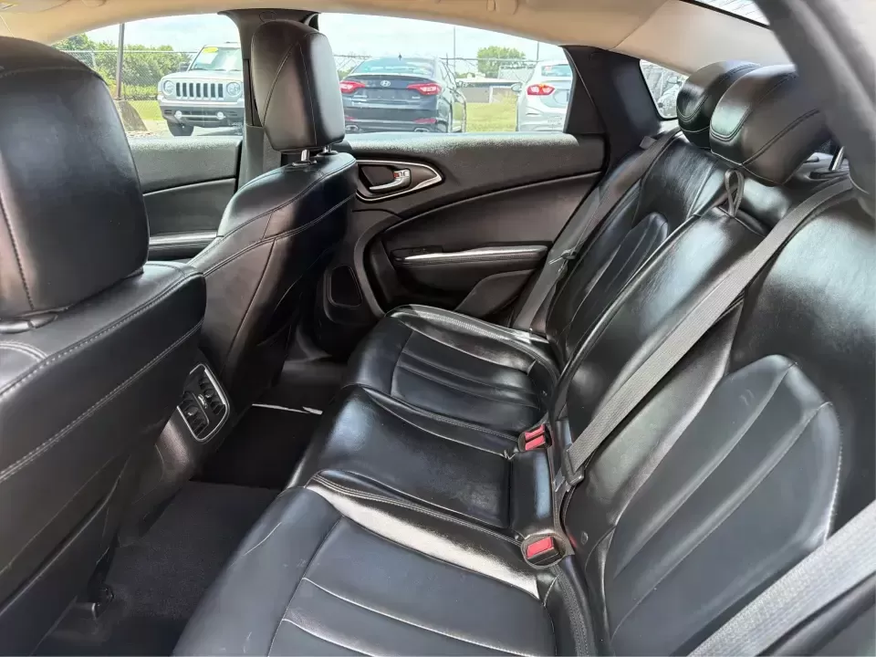 2015 Chrysler 200 200C (1C3CCCCGXFN) with an Other engine, located at 1230 East Main St, Xenia, OH, 45385, (937) 908-9800, 39.688026, -83.910172 - Slip into a comfortable, upscale sedan that fits real life in Xenia-school drop-offs, the daily commute down US-35, and weekend errands between Downtown Xenia and the Greene Towne Center. This 2015 Chrysler 200C in Black Clearcoat blends a refined cabin with practical four-door versatility, making i- Photo#10