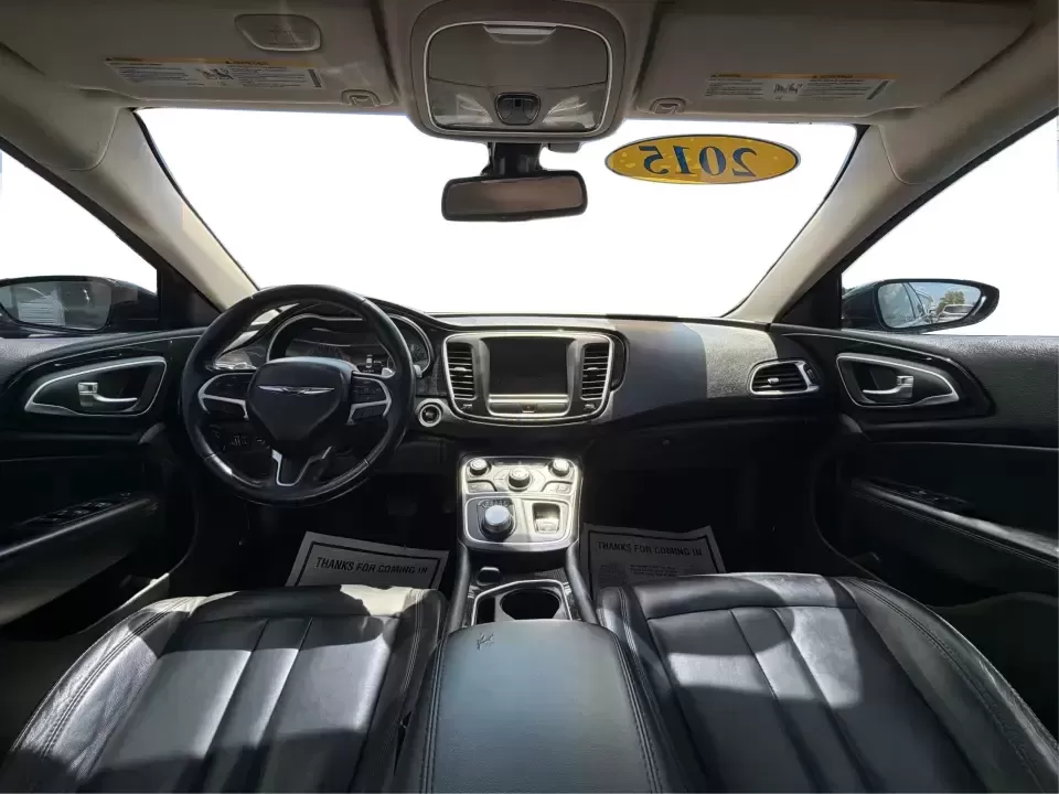 2015 Chrysler 200 200C (1C3CCCCGXFN) with an Other engine, located at 1230 East Main St, Xenia, OH, 45385, (937) 908-9800, 39.688026, -83.910172 - Slip into a comfortable, upscale sedan that fits real life in Xenia-school drop-offs, the daily commute down US-35, and weekend errands between Downtown Xenia and the Greene Towne Center. This 2015 Chrysler 200C in Black Clearcoat blends a refined cabin with practical four-door versatility, making i- Photo#22