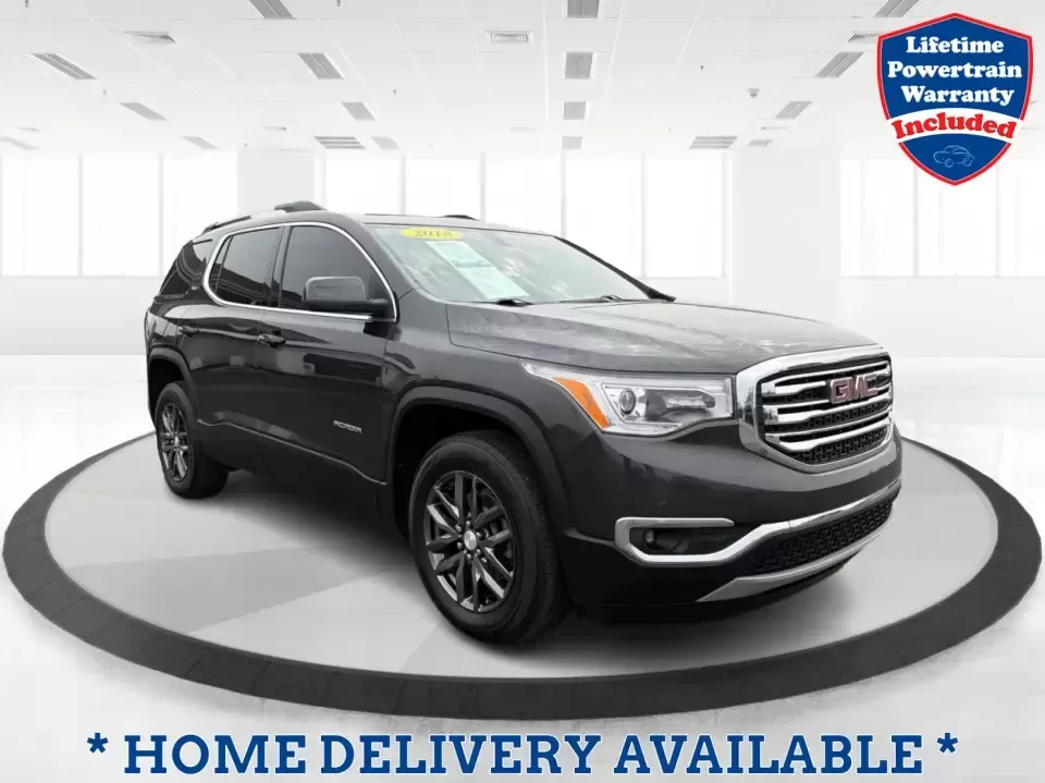 2018 GMC Acadia SLT-1 FWD (1GKKNMLSXJZ) with an 3.6L V6 DOHC 24V engine, 6-Speed Automatic transmission, located at 1099 N County Rd 25A , Troy, OH, 45373, (937) 908-9800, 40.057079, -84.212883 - Load up the crew, cue the playlist, and head out-this 2018 GMC Acadia SLT-1 FWD is built for real life in West Central Ohio, whether you're juggling school drop-offs, commuting to Dayton, or planning a weekend escape to the Miami Valley. With seating for 6 and a smart, flexible cabin, it's a great f- Photo#0