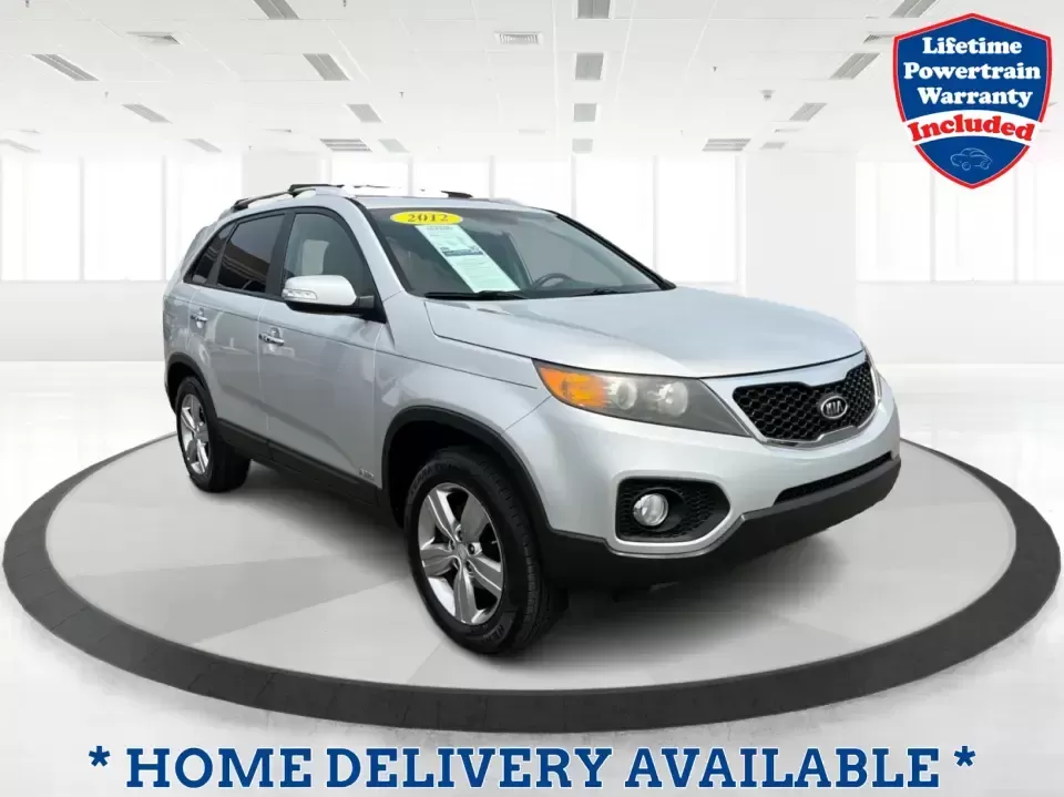 2012 Kia Sorento EX 4WD (5XYKUCA68CG) with an 2.4L L4 DOHC 16V engine, 6-Speed Automatic transmission, located at 1099 N County Rd 25A , Troy, OH, 45373, (937) 908-9800, 40.057079, -84.212883 - Weekend escapes to Caesar Creek, snowy school-drop mornings, and everyday errands up and down I75 feel a lot easier when you've got a comfortable SUV with real all-weather capability. This 2012 Kia Sorento EX 4WD is a smart pick for Troy drivers who want a practical, family-friendly ride that's equa- Photo#0