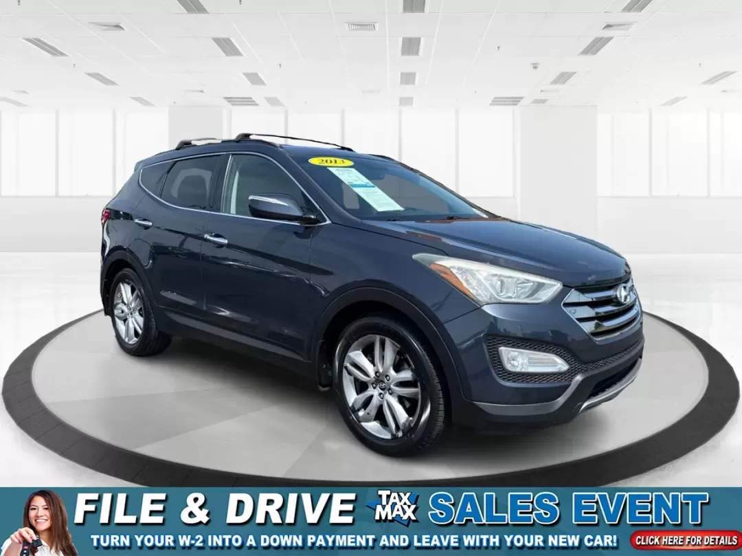 2013 Hyundai Santa Fe Sport 2.0T (5XYZU3LA1DG) with an Theta II 2L I-4 gasoline direct injection engine, located at 1230 East Main St, Xenia, OH, 45385, (937) 908-9800, 39.688026, -83.910172 - **Discover Adventure with the 2013 Hyundai Santa Fe at Advantage Car and Credit!**<br /> <br /> Are you ready to embrace the open road? Whether you're planning a weekend getaway or commuting to work, the 2013 Hyundai Santa Fe Sport 2.0T is the perfect vehicle to elevate your lifestyle. Designed for - Photo#0