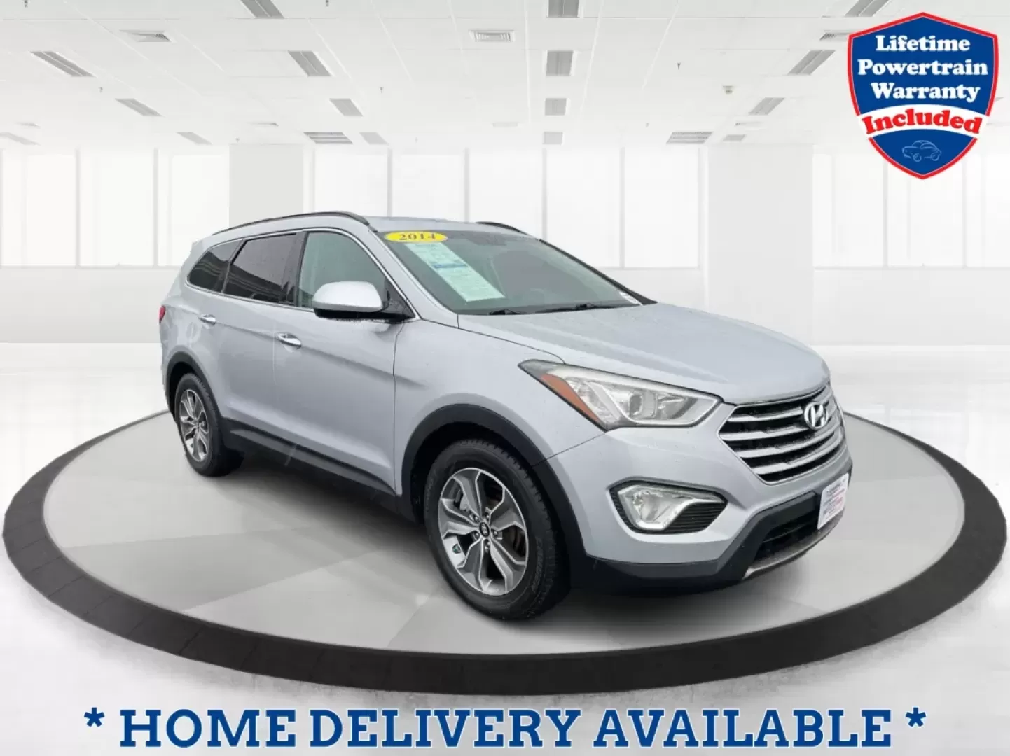 2014 Hyundai Santa Fe GLS (KM8SM4HF5EU) with an Lambda II 3.3L V-6 gasoline direct injection engine, located at 8750 N County Rd 25A, Piqua, OH, 45356, (937) 908-9800, 40.164391, -84.232513 - Looking for the perfect SUV to complement your busy lifestyle? Look no further than the 2014 Hyundai Santa Fe GLS, a vehicle designed for families, adventurers, and commuters alike. This reliable SUV, available at Advantage Car and Credit in Fairborn, OH, provides ample space, comfort, and modern fe - Photo#0