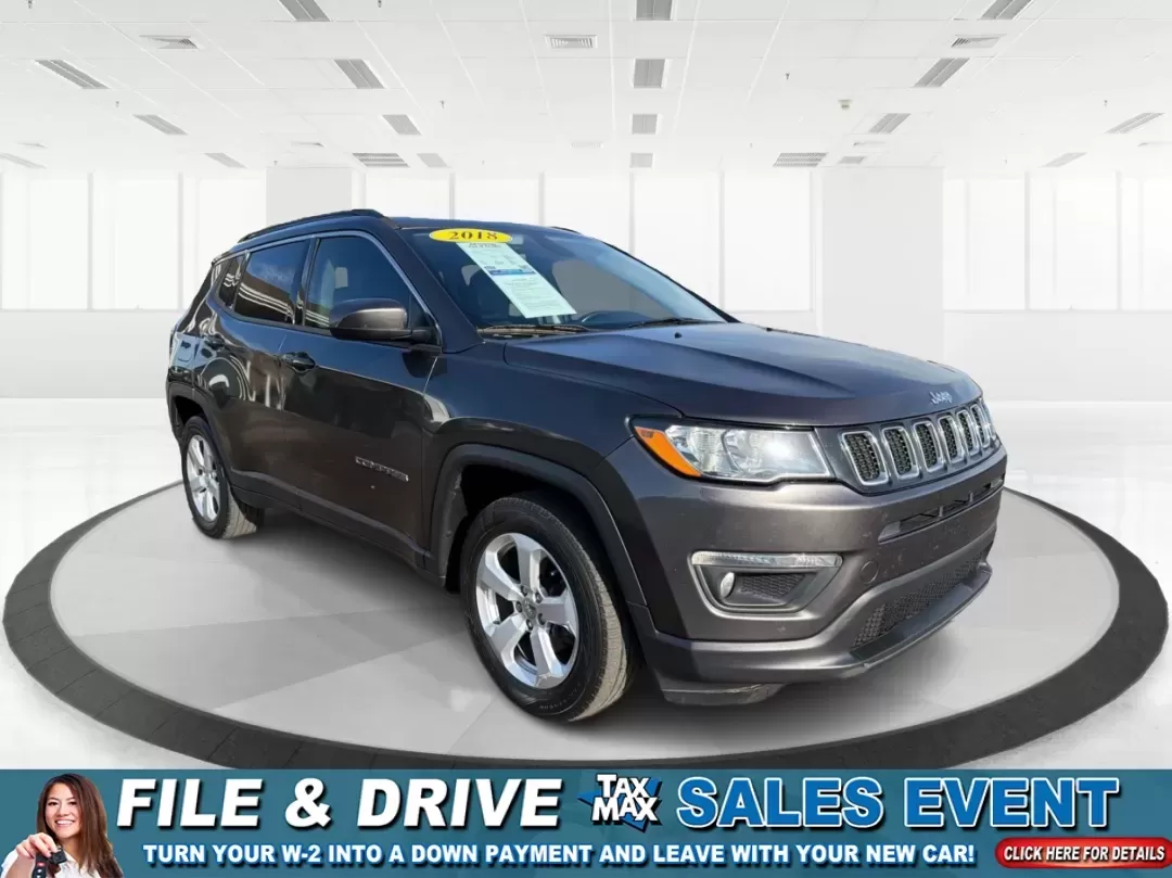 2018 Jeep Compass Latitude FWD (3C4NJCBB1JT) with an 2.4L I-4 variable valve control engine, located at 1951 S Dayton Lakeview Rd., New Carlisle, OH, 45344, (937) 908-9800, 39.890999, -84.050255 - **Adventure Awaits with This 2018 Jeep Compass Latitude FWD!**<br /> <br /> Transform your everyday travels into unforgettable adventures with the 2018 Jeep Compass Latitude FWD. This SUV is not just a mode of transportation; it's your ticket to exploration, whether it's cruising through the scenic - Photo#0