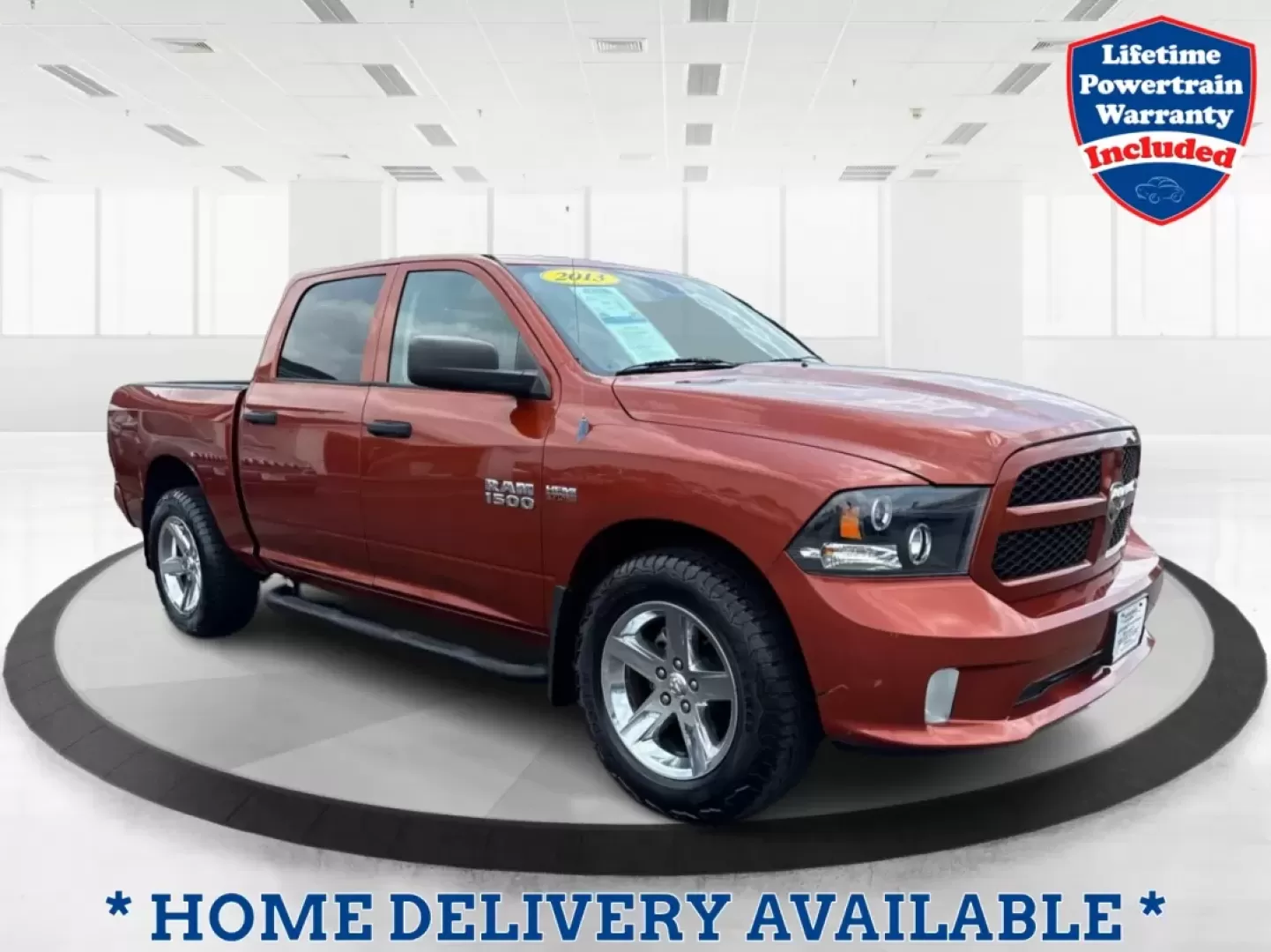 2013 Ram 1500 Express (1C6RR7KT8DS) with an HEMI 5.7L V-8 variable valve control engine, located at 8750 N County Rd 25A, Piqua, OH, 45356, (937) 908-9800, 40.164391, -84.232513 - **Adventure Awaits: Discover the 2013 Ram 1500 at Advantage Car and Credit!**<br /> <br /> If you're looking for a versatile and powerful truck that can seamlessly transition from weekday commutes to weekend adventures, look no further than this stunning 2013 Ram 1500 Express. With its bold Copperhe - Photo#0