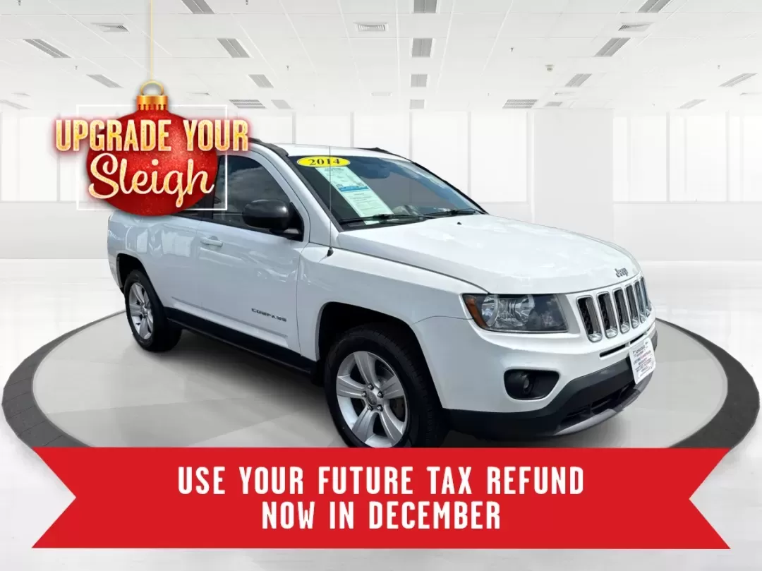 2014 Jeep Compass Sport (1C4NJDBB4ED) with an 2.4L I-4 DOHC engine, located at 1230 East Main St, Xenia, OH, 45385, (937) 908-9800, 39.688026, -83.910172 - **Experience Adventure with the 2014 Jeep Compass Sport at Advantage Car and Credit Xenia!** <br /> <br /> Are you ready to embrace the open road with a vehicle that combines comfort, capability, and style? The 2014 Jeep Compass Sport, available at Advantage Car and Credit in Xenia, Ohio, is the pe - Photo#0