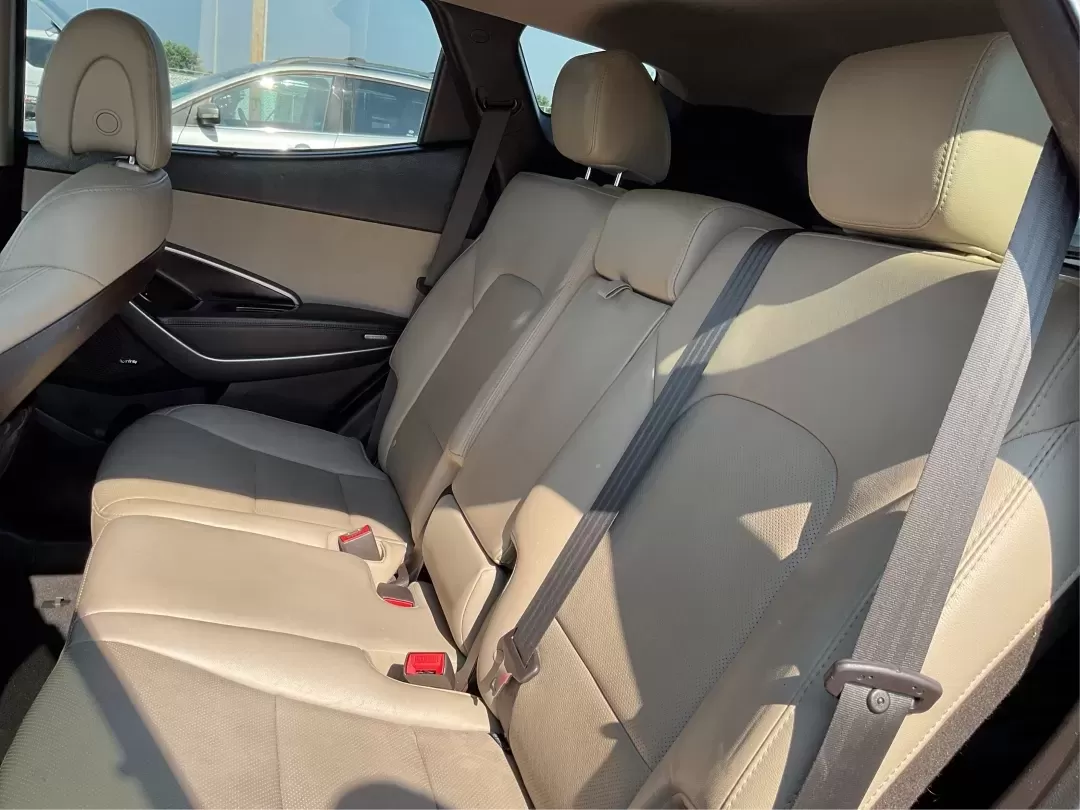 2017 Hyundai Santa Fe 2.0T Ultimate (5XYZW4LA5HG) with an Theta II 2L I-4 gasoline direct injection engine, 6A transmission, located at 8750 N County Rd 25A, Piqua, OH, 45356, (937) 908-9800, 40.164391, -84.232513 - Are you ready to elevate your family adventures or commute comfortably while tackling any road with confidence? Look no further than this 2017 Hyundai Santa Fe 2.0T Ultimate, available now at Advantage Car and Credit in Fairborn, OH. This SUV is not just a vehicle; it's your ticket to creating unfor - Photo#10