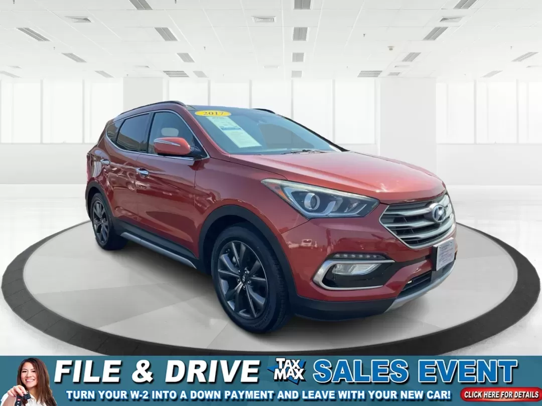 2017 Hyundai Santa Fe 2.0T Ultimate (5XYZW4LA5HG) with an Theta II 2L I-4 gasoline direct injection engine, 6A transmission, located at 8750 N County Rd 25A, Piqua, OH, 45356, (937) 908-9800, 40.164391, -84.232513 - Are you ready to elevate your family adventures or commute comfortably while tackling any road with confidence? Look no further than this 2017 Hyundai Santa Fe 2.0T Ultimate, available now at Advantage Car and Credit in Fairborn, OH. This SUV is not just a vehicle; it's your ticket to creating unfor - Photo#0