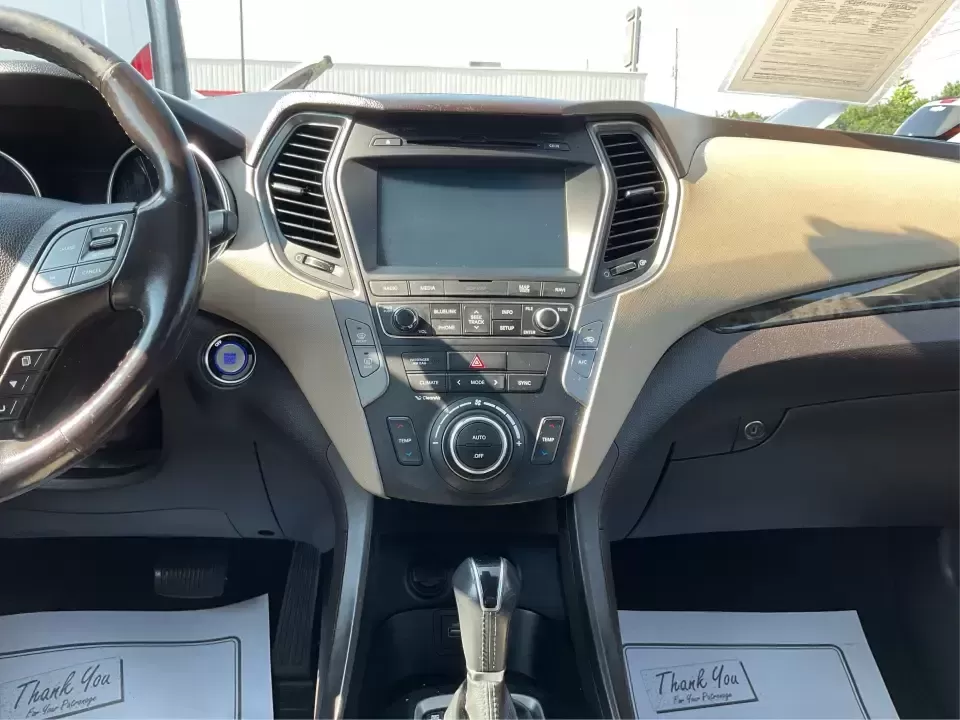 2017 Hyundai Santa Fe 2.0T Ultimate (5XYZW4LA5HG) with an Theta II 2L I-4 gasoline direct injection engine, 6A transmission, located at 880 E. National Road, Vandalia, OH, 45377, (937) 908-9800, 39.891918, -84.183594 - Are you ready to elevate your family adventures or commute comfortably while tackling any road with confidence? Look no further than this 2017 Hyundai Santa Fe 2.0T Ultimate, available now at Advantage Car and Credit in Fairborn, OH. This SUV is not just a vehicle; it's your ticket to creating unfor - Photo#13