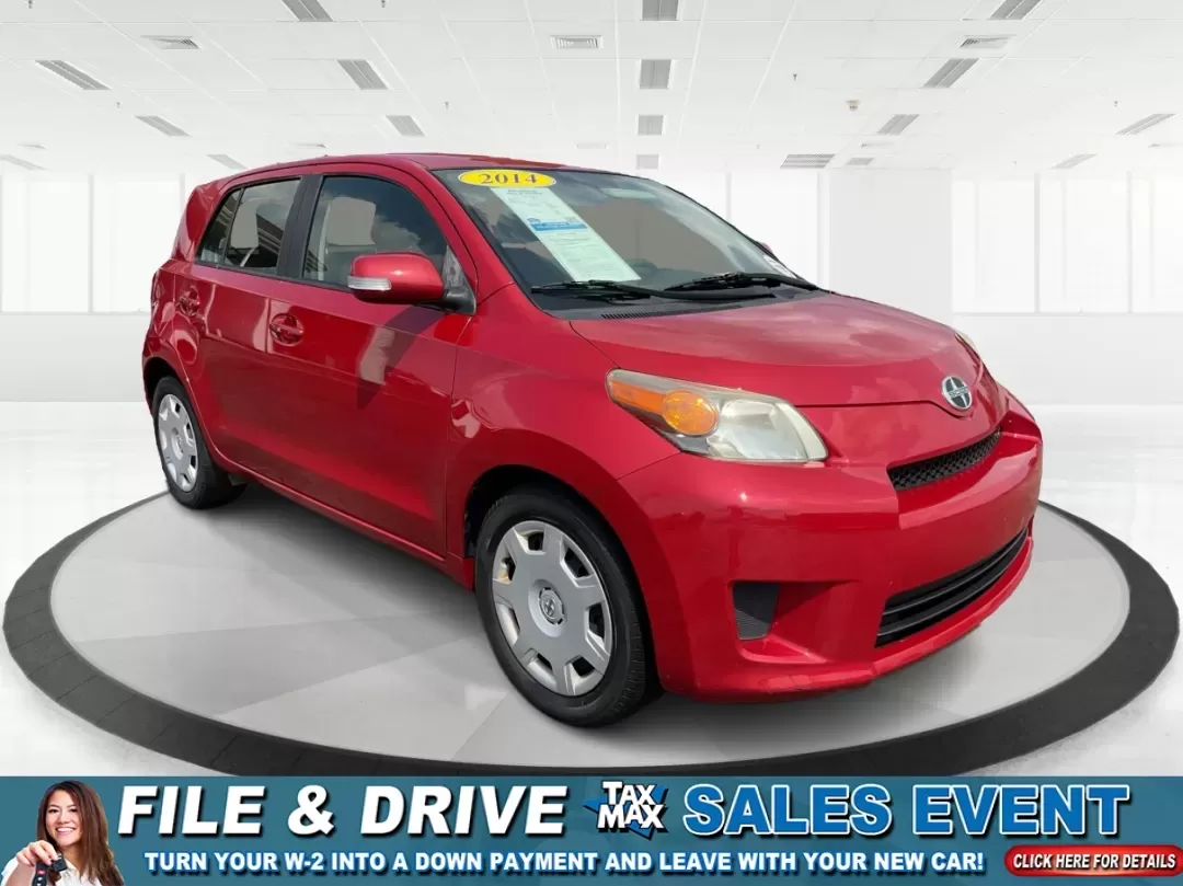 2014 Scion xD Base (JTKKUPB40E1) with an 1.8L L4 DOHC16V engine, 4-Speed Automatic transmission, located at 1230 East Main St, Xenia, OH, 45385, (937) 908-9800, 39.688026, -83.910172 - ### Discover Your Next Adventure with the 2014 Scion xD at Advantage Car and Credit!<br /> <br /> Are you ready to enhance your lifestyle with a vehicle that perfectly combines practicality and style? Whether you're commuting to work, running errands around Riverside, or planning a weekend getaway, - Photo#0