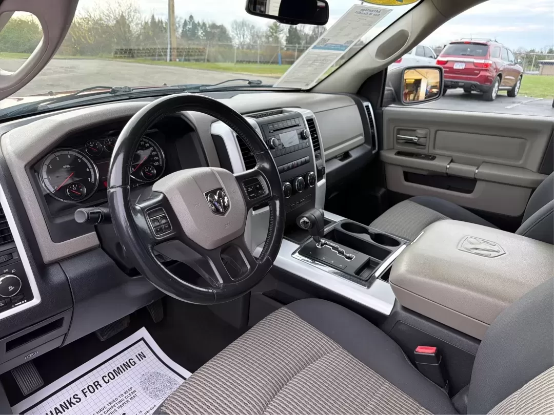 2012 Ram 1500 SLT (1C6RD7GT9CS) with an HEMI 5.7L V-8 variable valve control engine, 5-Speed Automatic transmission, located at 1184 Kauffman Ave, Fairborn, OH, 45324, (937) 908-9800, 39.807072, -84.030914 - **Unleash Adventure with the 2012 Ram 1500 SLT Your Next Truck Awaits!**<br /> <br /> Are you ready to elevate your weekend adventures or tackle your daily commute with confidence? Look no further than the 2012 Ram 1500 SLT, a robust and stylish pickup truck designed to meet the needs of families, - Photo#10