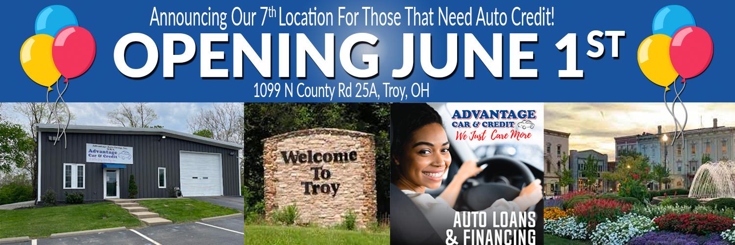 Advantage Car & Credit is Opening A New Location in Try, OH